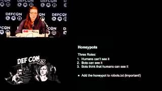 Details DEF CON 23 - Ryan Mitchell - Separating Bots from the Humans News