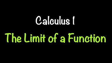 Calculus 1: The Limit of a Function (Video #2) | Math with Professor V