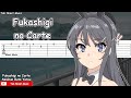 Seishun Buta Yarou wa Bunny Girl Senpai no Yume wo Minai ED - Fukashigi no Carte Guitar Tutorial