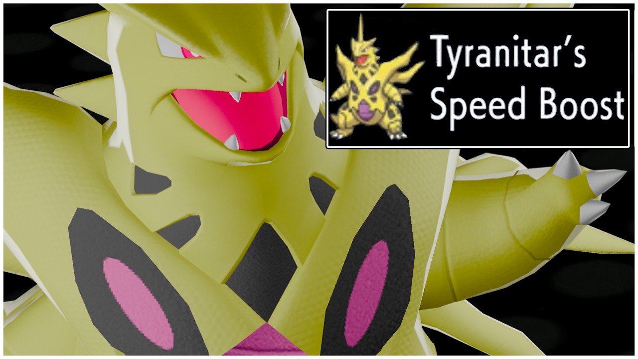 MEGA TYRANITAR Pokemon Champions Best Moveset Sand Team - How To Use ...