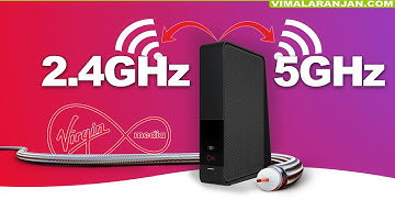 Virgin Media Breedband Wifi gesplitst in Dual Band 2.4GHz en 5GHz | IP-camera Wifi 2.4GHz inschak...
