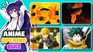 TRY TO GUESS THE ANIME FROM OPENING SCENE  📢🎵 | Anime Opening Quiz