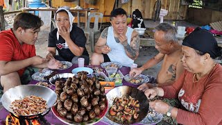 Bujang Sigat Tak Makan Kambing / Kumang Jawai Proses Biji Getah / Tumis Umbut Rotan&Ketam Telur /