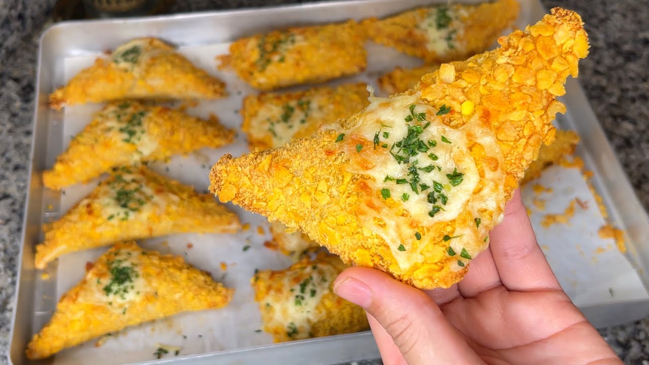 أسرع وألذ سندويشات بدون عجن ولا قلي 👌🏻حضريهم في 10دقائق بحشوة معلكة متشبعوش منها😍مقرمشين من داااكشي