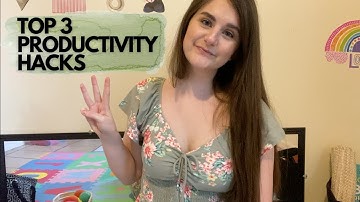 HOW TO GET MORE DONE | My Top 3 Productivity Tips!