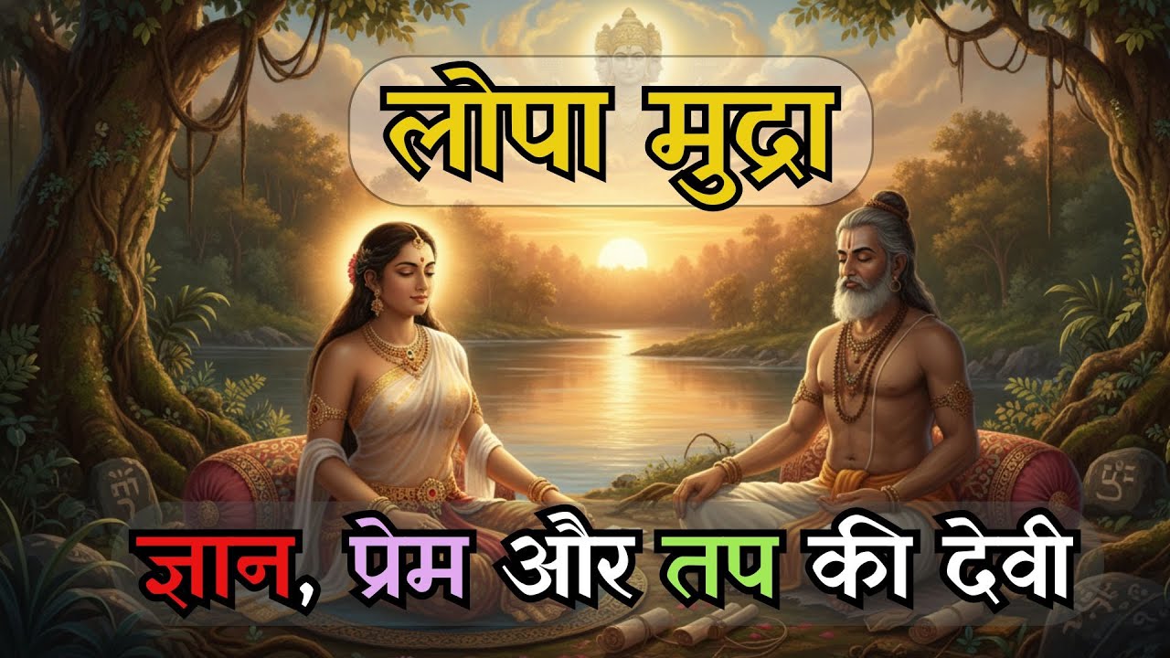 The Divine Story of Lopamudra – The Woman Who Became the Goddess of Knowledge #lopamudra