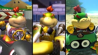 Evolution of Bowser Jr  in Mario Kart (2003-2019)