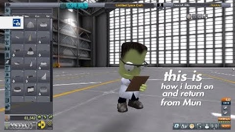 KSP - how i - land on Mun - 2 ways of returning to Kerbin