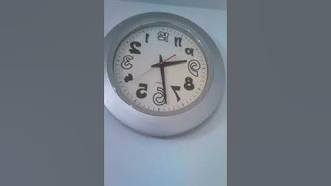 Anticlockwise Clock