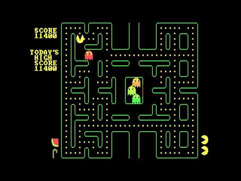 PC-Man 1982 DOS PC Pac-Man Clone