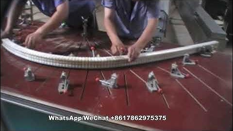 upvc arc bending machine