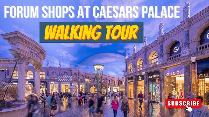 4K] The Forum Shops at Caesars Palace - Las Vegas 