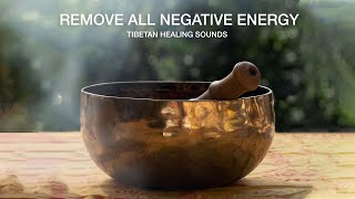 Tibetan Singing Bowls - Remove All Negative Energy Relaxing Music For Stress Relief