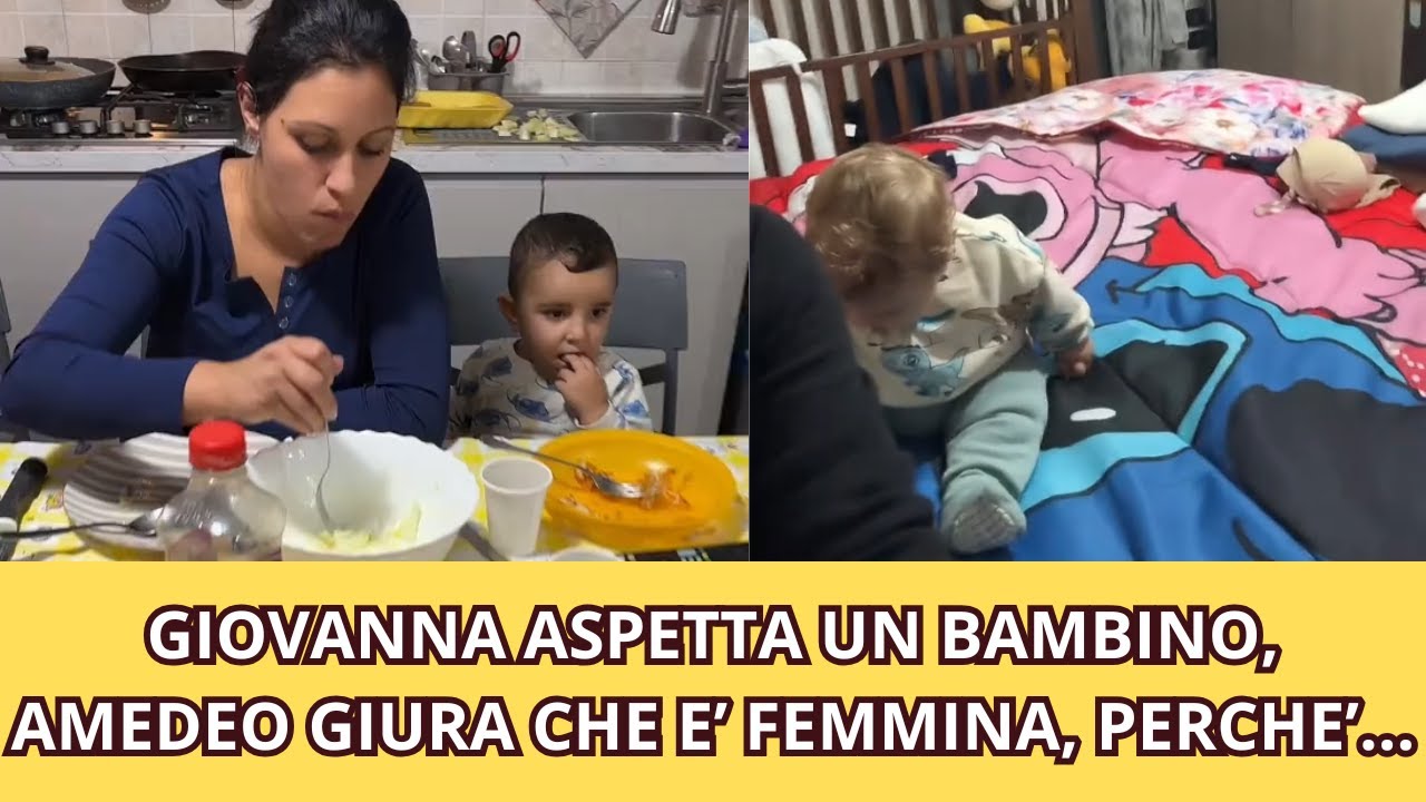 GIOVANNA ASPETTA UN BAMBINO, AMEDEO GIURA CHE E’ FEMMINA, PERCHE’...