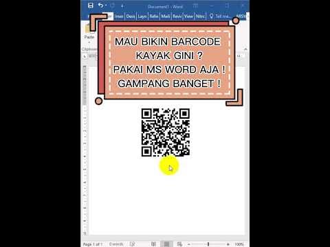 BIKIN BARCODE CUKUP PAKAI WORD AJA BISA !!! #shorts - YouTube