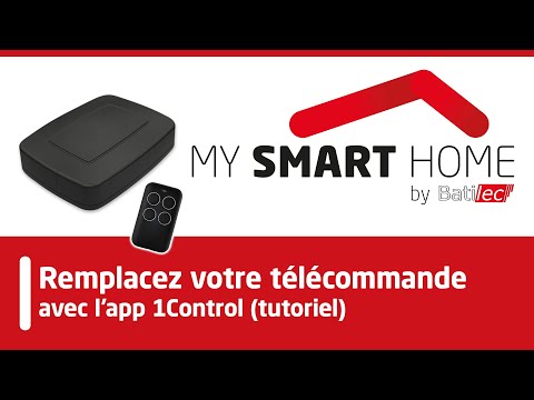 Avec EASY GATE et l'appli 1Control, remplacez votre télécommande de portail par votre smartphone