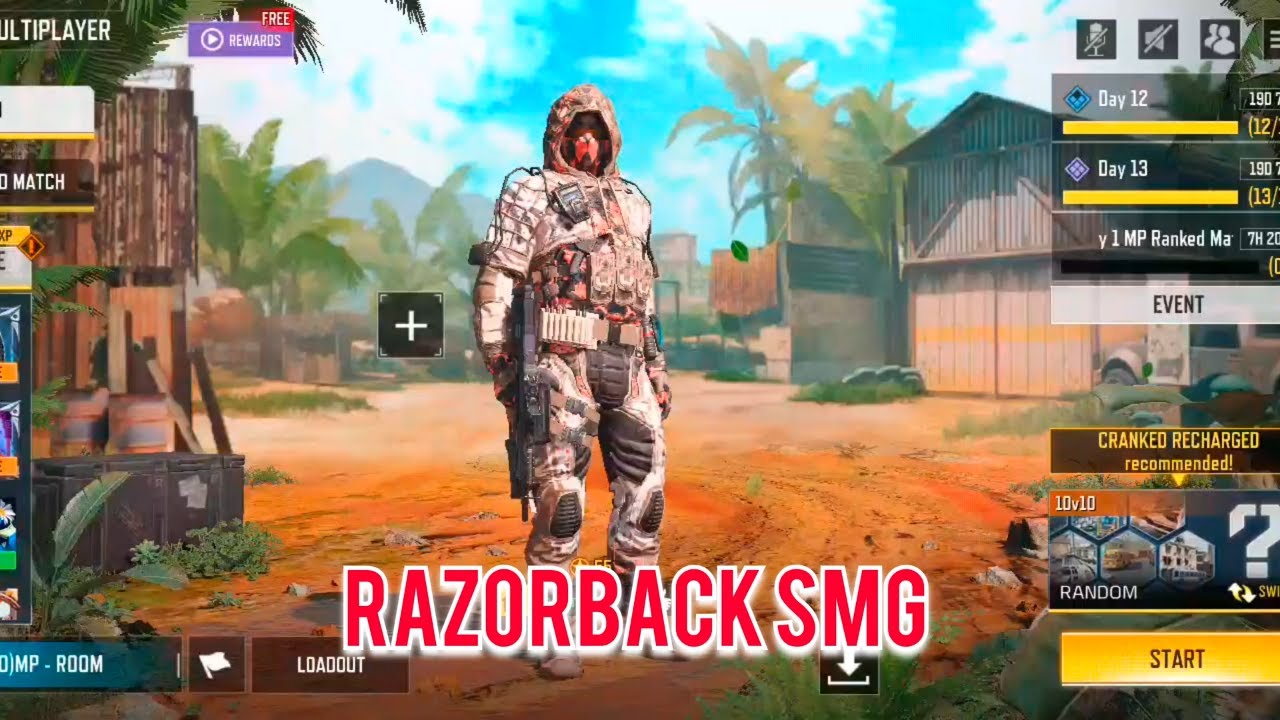 Best Razorback SMG in codm 2022: 2nd place #cod #codmobile #codm - YouTube