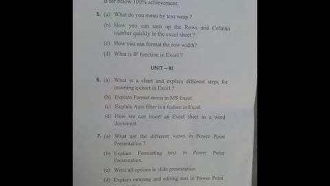 B.B.A 3rd Semester introduction To information Technology Question paper 2019/2020 #DU #MDU #GJU #KU