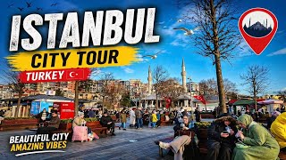 Istanbul City Tour 🇹🇷 | Beautiful Streets &amp; Amazing Vibes 😍#Istanbul #Turkey 