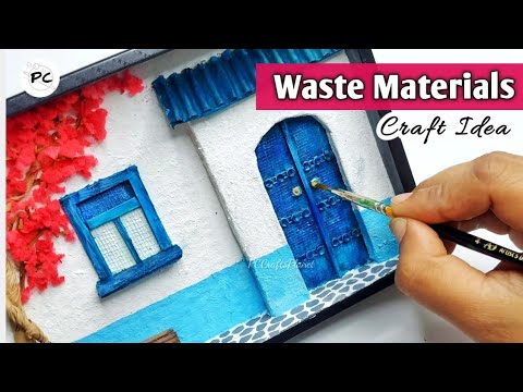 Unique craft using Waste Materials 😱 | Easy diorama making idea | PC Crafts Planet