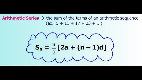 6.6 - Arithmetic Series I