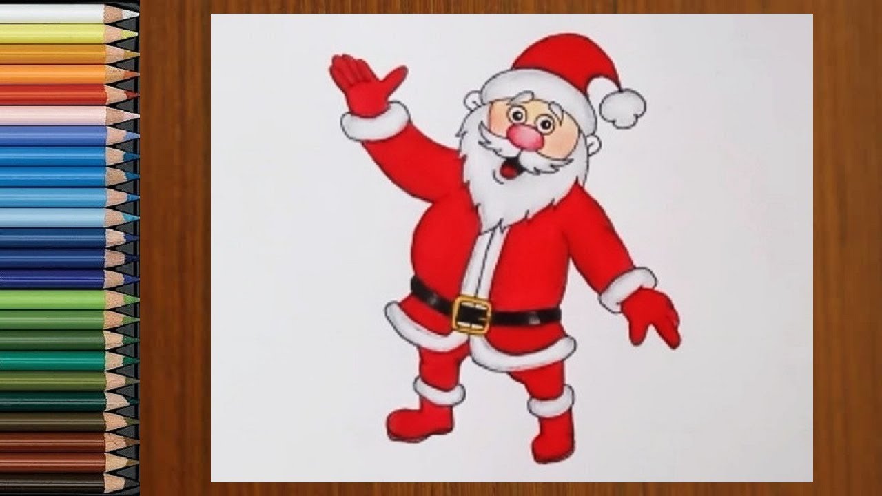 How To Wiki 89 How To Draw Simple Santa Claus For Kids