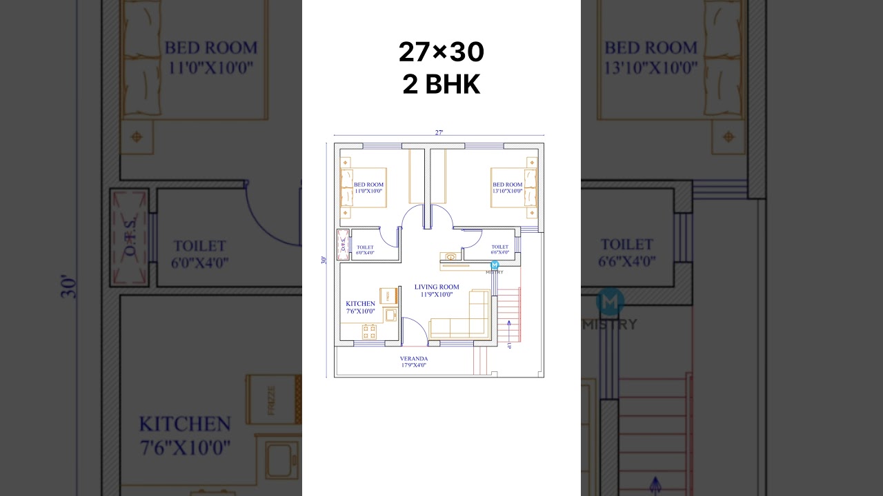 27x30 home plan design