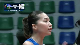 Chinnie Arroyo BACK-TO-BACK HITS for ZUS Coffee vs Nxled in Set 1 🔥 | 2025 PVL Reinforced Conference