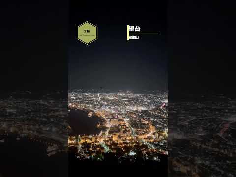 218:函館山展望台(Mt.Hakodate Observatory) #函館山 #函館 #北海道 #パノラマ