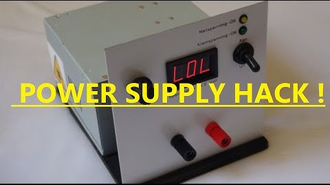 Variable PC PowerSupply HACK ( 5-15 Volt @ 10 A )