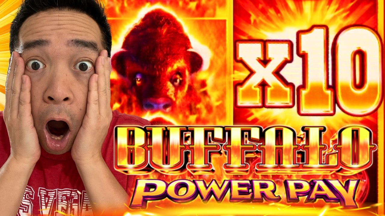 BUFFALO POWER PAY X10! SO IT CAN HAPPEN!! 🤑 WINNING @FOXWOODS (PART 4) Slot Machine