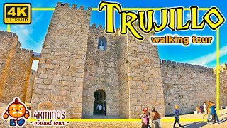 TRUJILLO (Cáceres) - 4K (Ultra HD) Walking Virtual Tour Spain (2022)