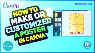 How to Make or Customize a Poster in Canva 2025