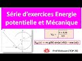 Serie dexercices energie potentielle et energie mcanique