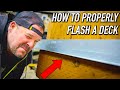Avoid Disasters How To Properly Flash A Deck Dr Decks