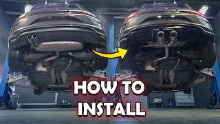 VW Scirocco Rieger Diffuser Install + R32 Exhaust Build (Step by Step)