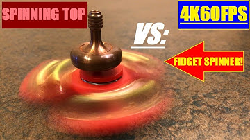 Fidget Spinner VS Prometheus Lambda Copper Spinning Top 4K