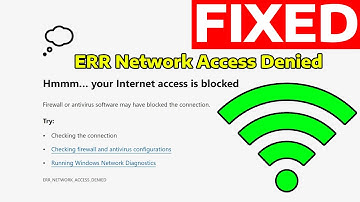 How To Fix Your Internet Access is Blocked Windows Firewall Has Blocked