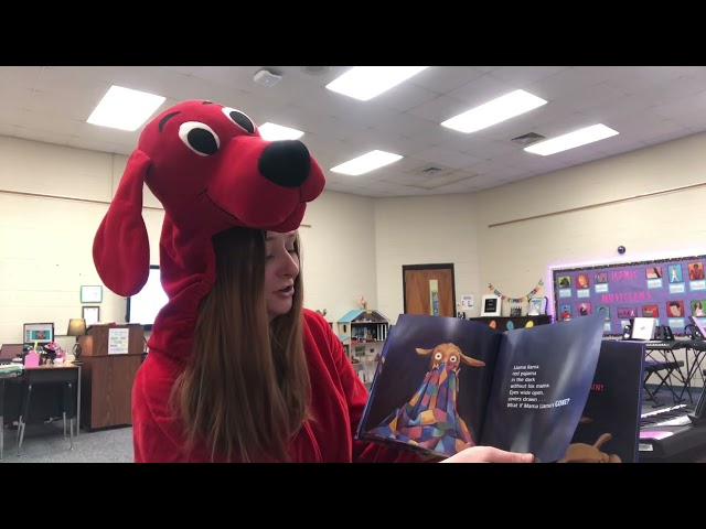 Ms. Lee Raps “Llama Llama Red Pajama” by Anna Dewdney class=