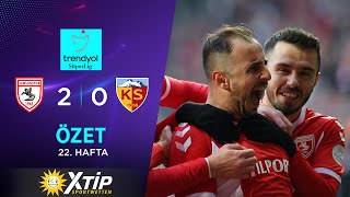 Merkur-Sports | Y. Samsunspor (2-0) Kayserispor - Highlights/Özet | Trendyol Süper Lig - 2023/24