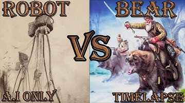 EU4 Timelapse: Synthetics VS The Bear, Who will win? (A.I Only)