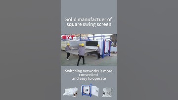 High precision and high yield screening preferred square swing screen