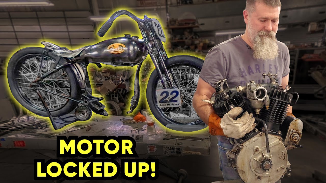 Я ВЗОРВАЛ двигатель этого 100-летнего мотоцикла. Сможем ли мы его спасти?