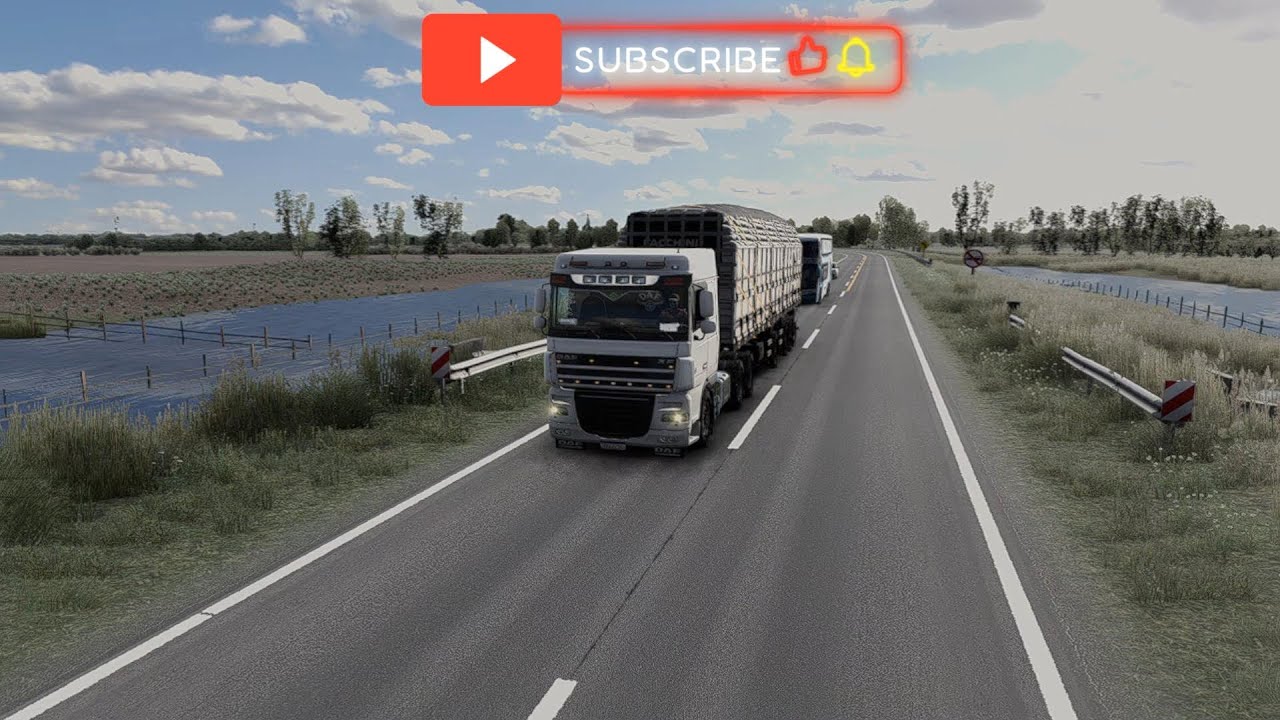 ETS2 1.57-🌎MAPA CEIBO ARGENTINA, 🚚DAF XF, 🎮CARGADO CON 42 TONELADAS DE HARINA🌟AHORA ANIMAMOS CON IA.