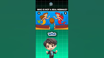 Who Is not a Real Mermaid? 🧜‍♀️ #shorts