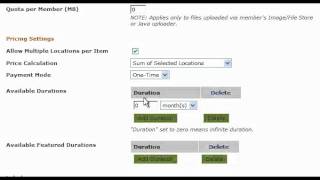 Ad Module Edit General Settings - Websiteforge Ecommerce Website