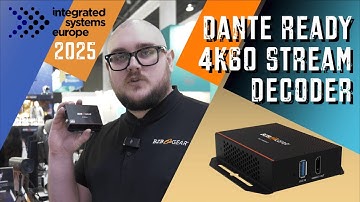 4K60 Stream Decoder - Seamless Video Playback BG-STREAM-D #ISE2025