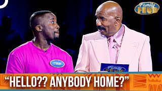 Did He Even Realize He Was Playing  Fast Money  Family Feud Classics