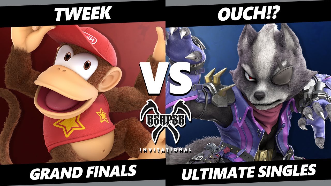 Reaper Invitational GRAND FINALS - ouch!? (Wolf) Vs. Tweek (Diddy Kong) Smash Ultimate - SSBU