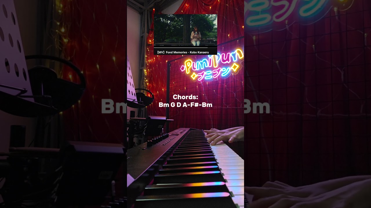 Kobo Kanaeru new song: Fond Memories (first try piano cover with chords) 